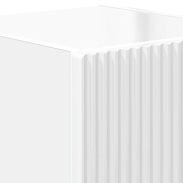 TV стенен шкаф Гланц бяло 30 x 31 x 40 см Инженерно дърво