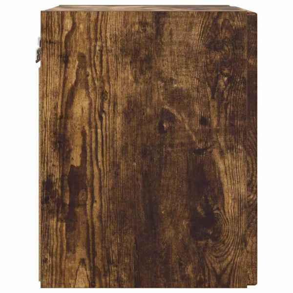 TV стенен шкаф 2 pcs Димян дъб 30 x 31 x 40 см Инженерно дърво