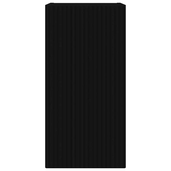 TV стенен шкаф Черно 30 x 31 x 60 см Инженерно дърво