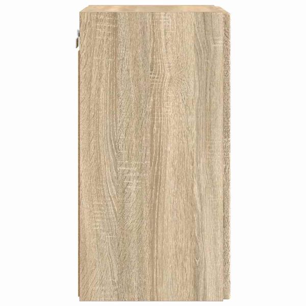 TV стенен шкаф 2 pcs Сонома 30 x 31 x 60 см Инженерно дърво