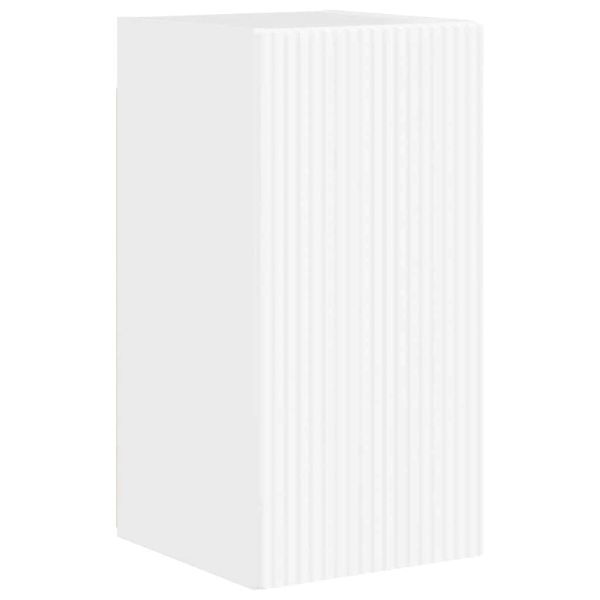 TV стенен шкаф Гланц бяло 30 x 31 x 60 см Инженерно дърво