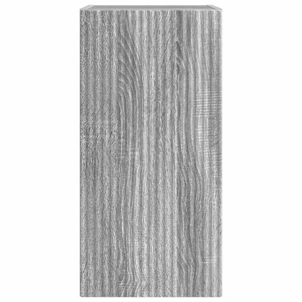 TV стенен шкаф Сив Сонома 30 x 31 x 60 см Инженерно дърво