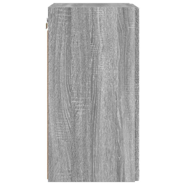 TV стенен шкаф 2 pcs Сив Сонома 30 x 31 x 60 см Инженерно дърво