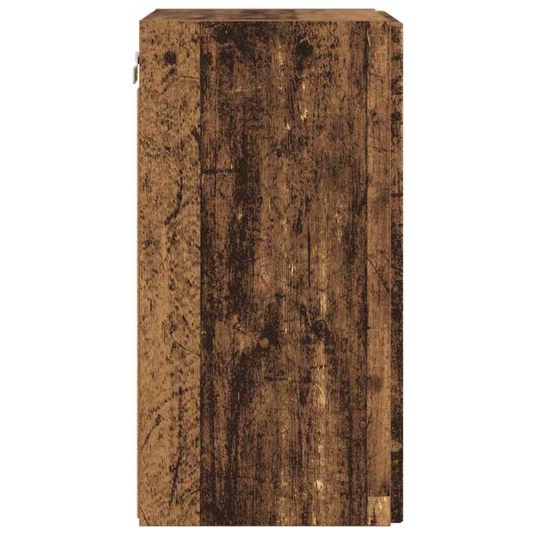 TV стенен шкаф 2 pcs Старо дърво 30 x 31 x 60 см