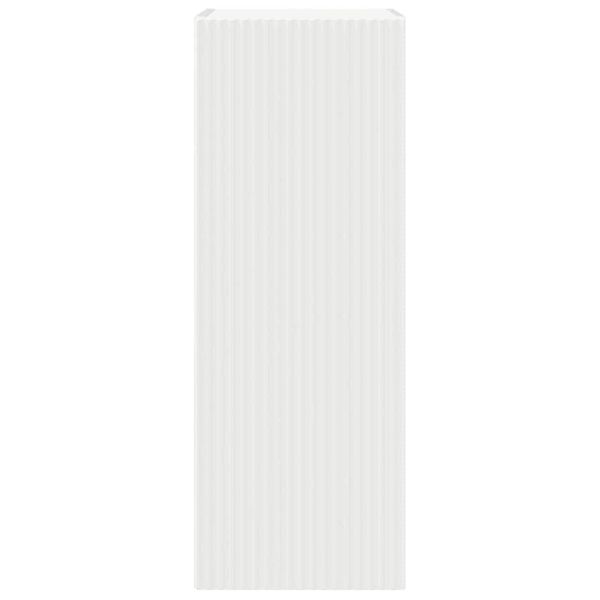 TV стенен шкаф Бяло 30 x 31 x 80 см Инженерно дърво