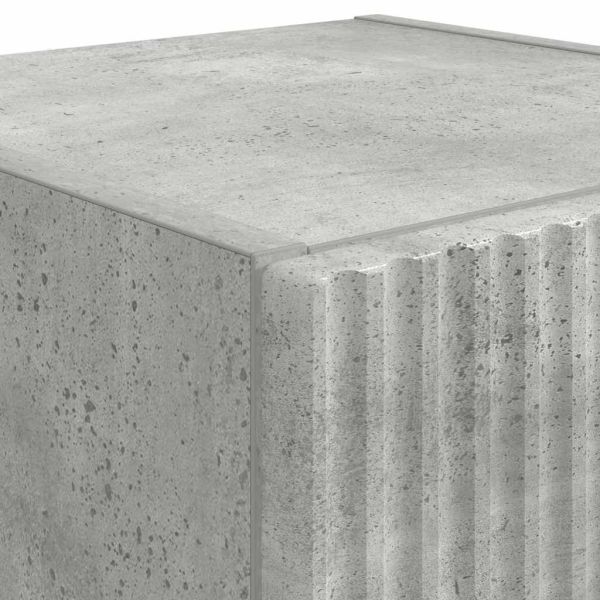 TV стенен шкаф 2 pcs Бетон 30 x 31 x 80 см Инженерно дърво