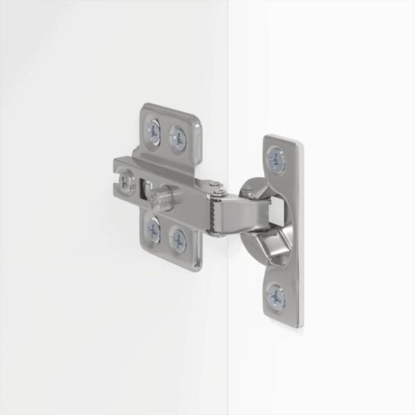 TV стенен шкаф 2 pcs Гланц бяло 30 x 31 x 80 см Инженерно дърво