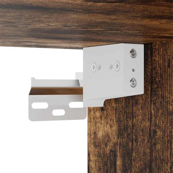 TV стенен шкаф 2 pcs Димян дъб 30 x 31 x 80 см Инженерно дърво