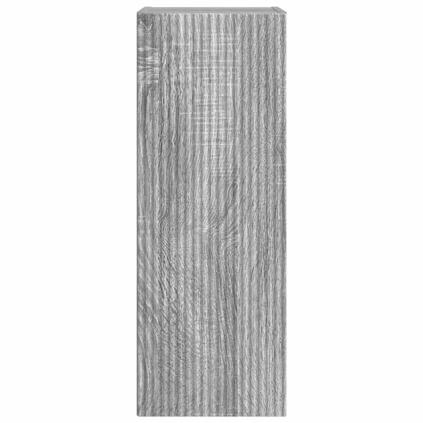TV стенен шкаф 2 pcs Сив Сонома 30 x 31 x 80 см Инженерно дърво