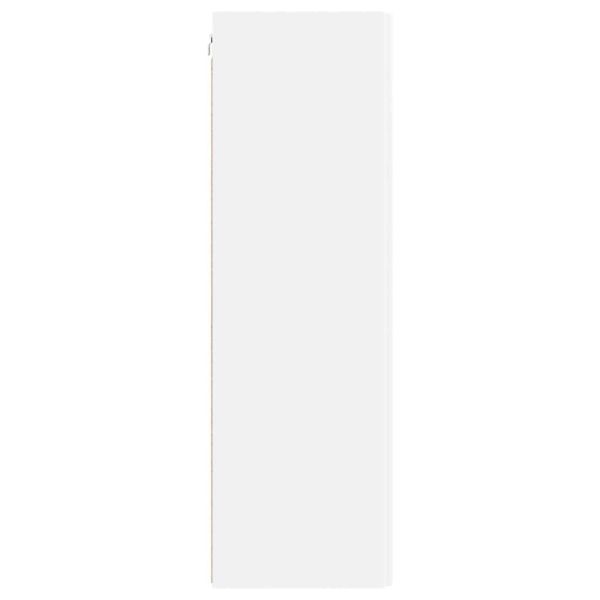 TV стенен шкаф 2 pcs Бяло 30 x 31 x 100 см Инженерно дърво