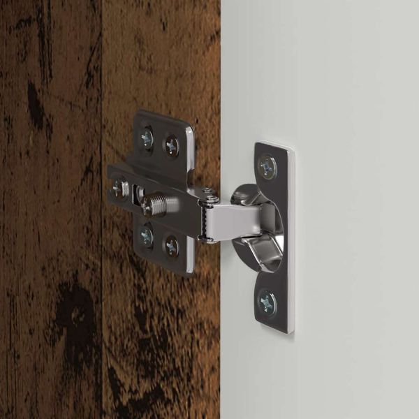 TV стенен шкаф 2 pcs Старо дърво 30 x 31 x 100 см