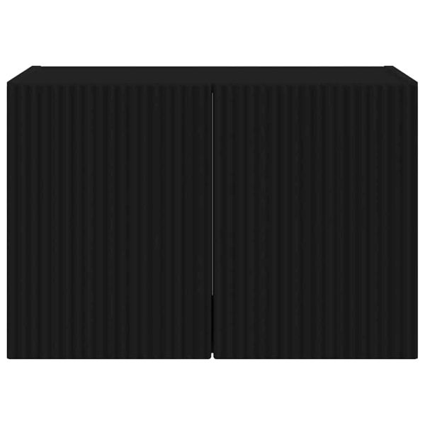 TV стенен шкаф Черно 59,5 x 31 x 40 см Инженерно дърво