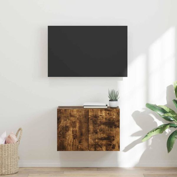 TV стенен шкаф Димян дъб 59,5 x 31 x 40 см Инженерно дърво