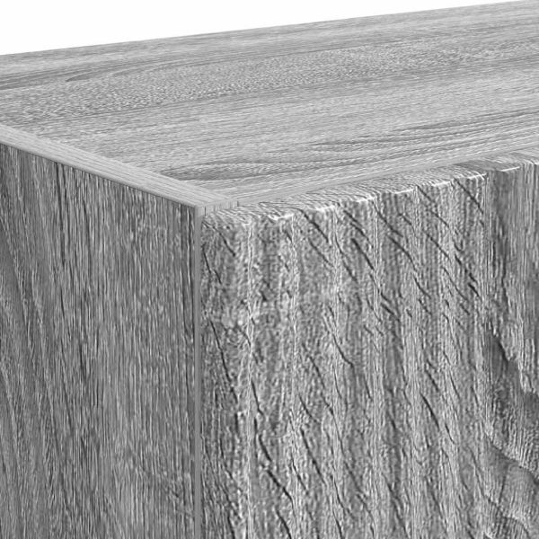 TV стенен шкаф Сив Сонома 59,5 x 31 x 40 см Инженерно дърво