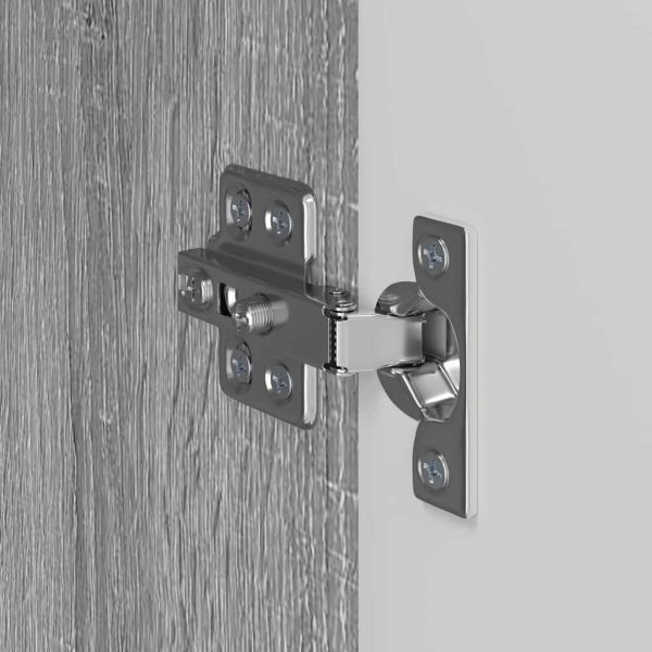 TV стенен шкаф 2 pcs Сив Сонома 59,5 x 31 x 40 см