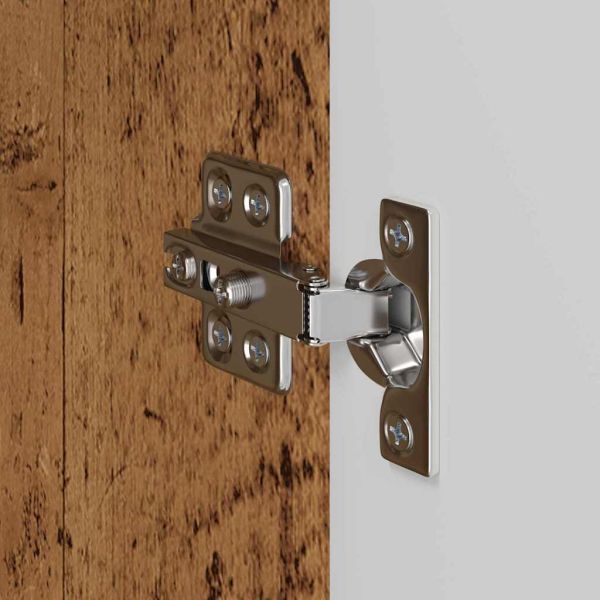 TV стенен шкаф 2 pcs Старо дърво 59,5 x 31 x 40 см