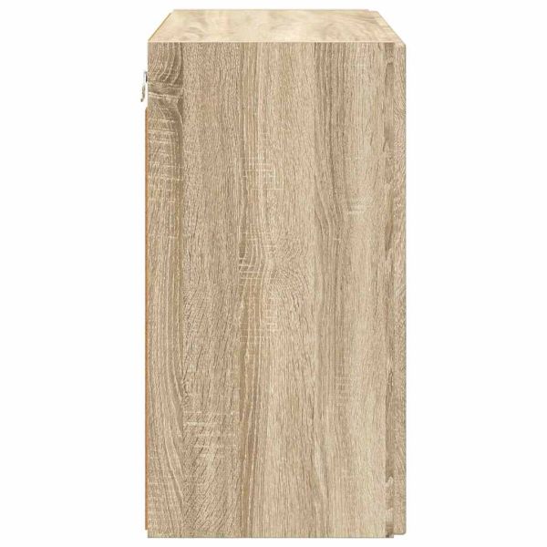 TV стенен шкаф Сонома дъб 59,5 x 31 x 60 см Инженерно дърво