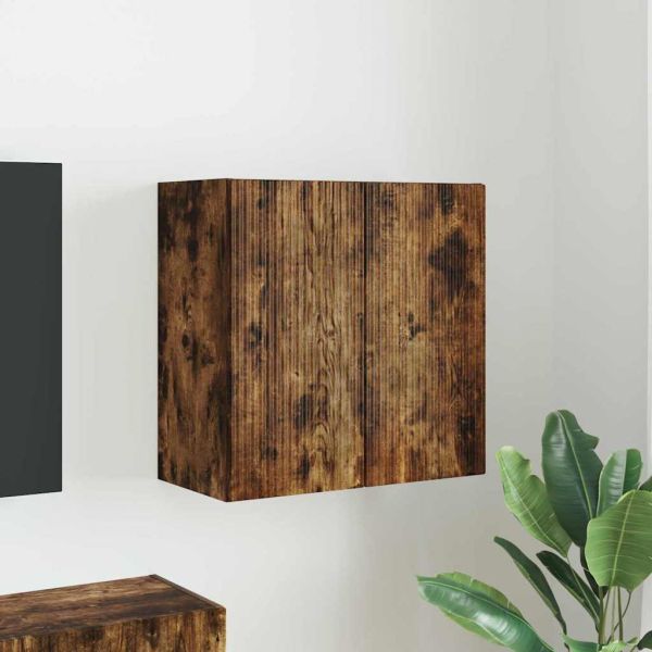 TV стенен шкаф Димян дъб 59,5 x 31 x 60 см Инженерно дърво