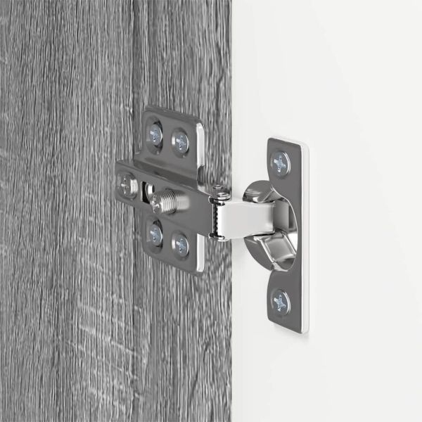 TV стенен шкаф Сив Сонома 59,5 x 31 x 60 см Инженерно дърво