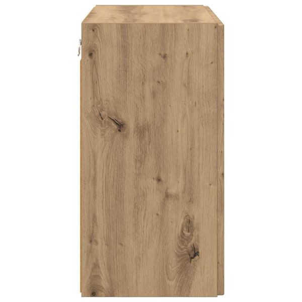 TV стенен шкаф Дъб 59,5 x 31 x 60 см Инженерно дърво