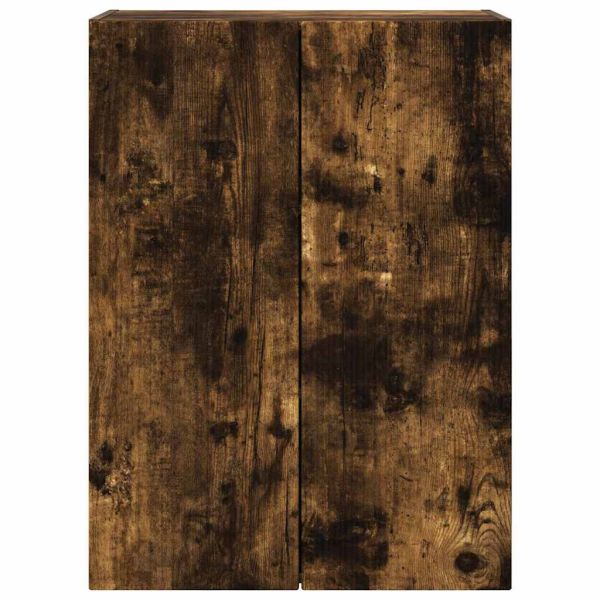 TV стенен шкаф Димян дъб 59,5 x 31 x 80 см Инженерно дърво