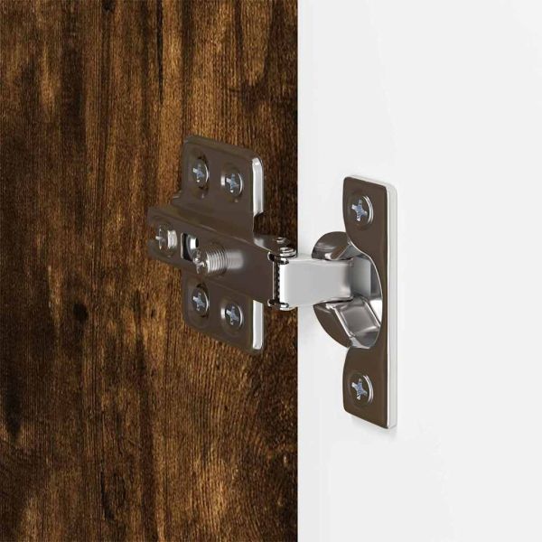 TV стенен шкаф Димян дъб 59,5 x 31 x 80 см Инженерно дърво