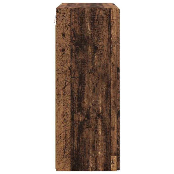 TV стенен шкаф Старо дърво 59,5 x 31 x 80 см Инженерно дърво