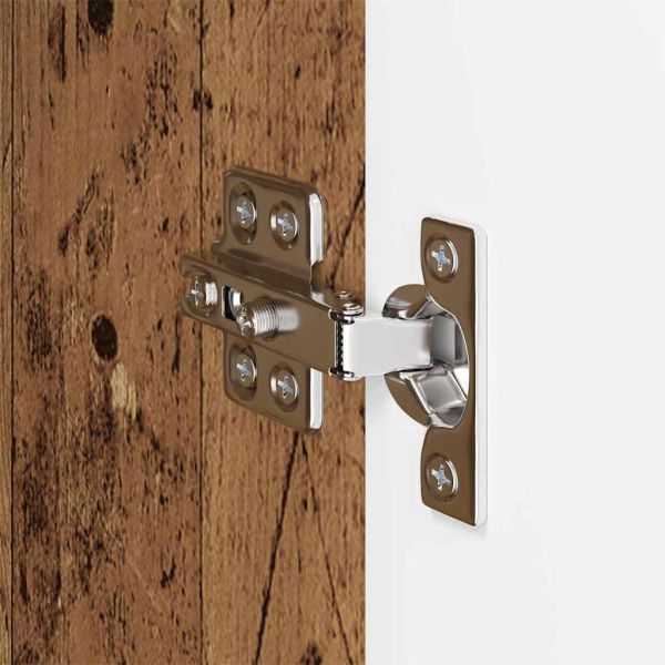 TV стенен шкаф Старо дърво 59,5 x 31 x 80 см Инженерно дърво