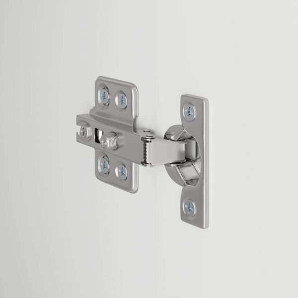 TV стенен шкаф Бяло 59,5 x 31 x 100 см Инженерно дърво