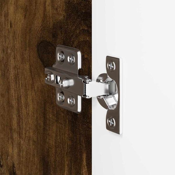 TV стенен шкаф Димян дъб 59,5 x 31 x 100 см Инженерно дърво