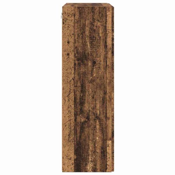 TV стенен шкаф Старо дърво 59,5 x 31 x 100 см Инженерно дърво