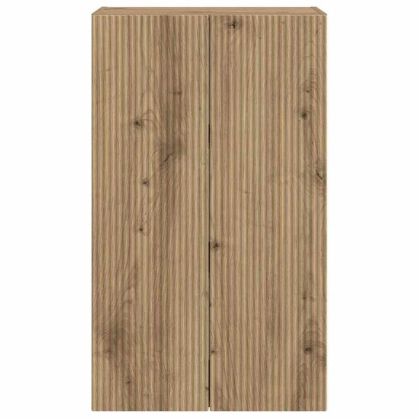 TV стенен шкаф Дъб 59,5 x 31 x 100 см Инженерно дърво