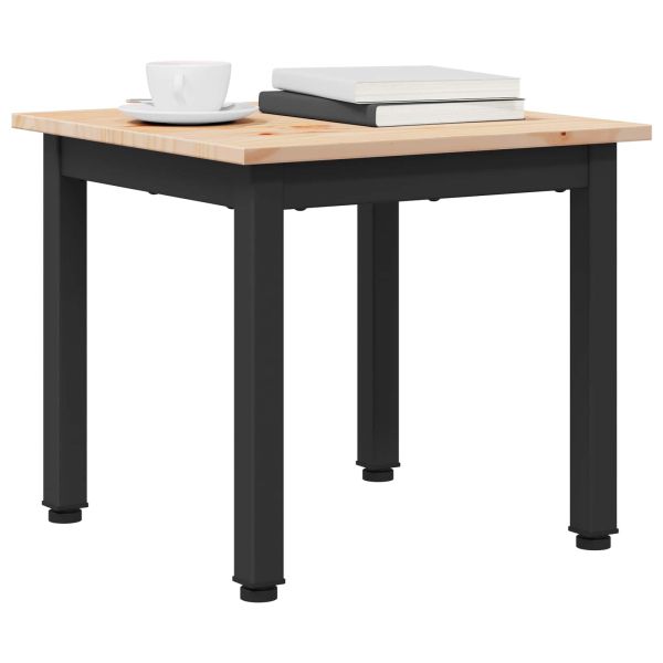 Масичка за кафе Естествен 40 x 40 x 36 cm Солидно борово дърво