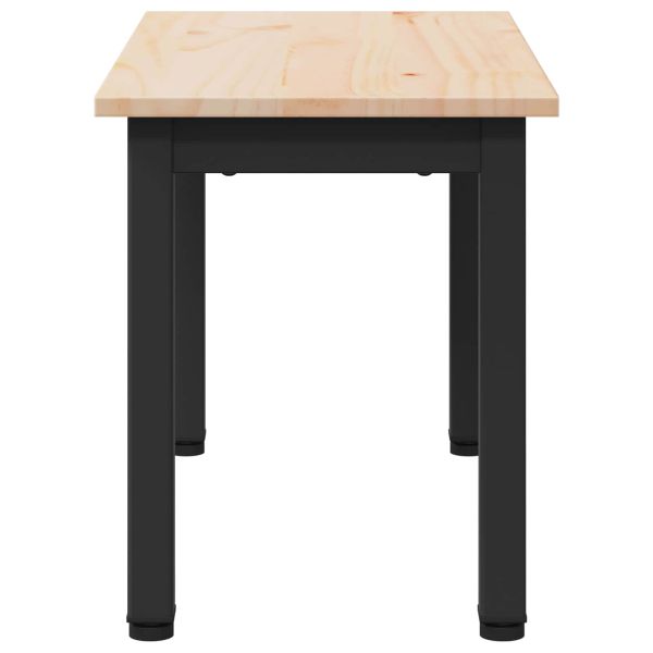 Масичка за кафе Естествен 60 x 30 x 36 cm Солидно борово дърво