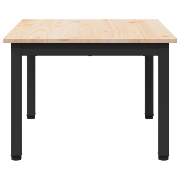 Масичка за кафе Естествен 60 x 50 x 36 см Солидно борово дърво