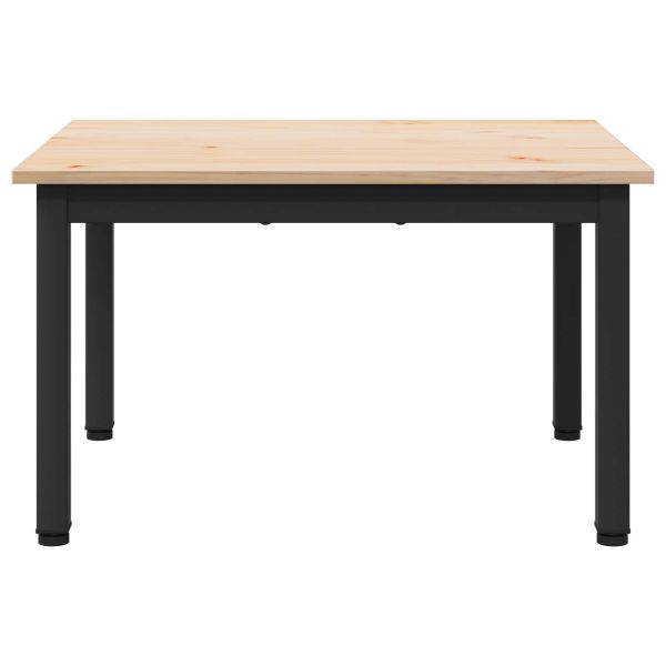 Масичка за кафе Естествен 60 x 50 x 36 см Солидно борово дърво