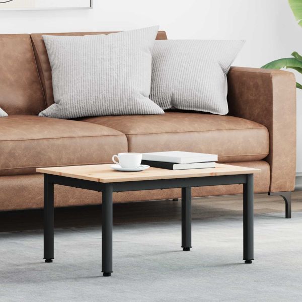 Масичка за кафе Естествен 60 x 50 x 36 см Солидно борово дърво