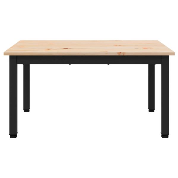 Масичка за кафе Естествен 60 x 50 x 36 см Солидно борово дърво