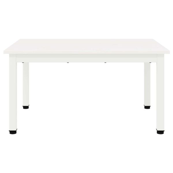 Масичка за кафе Бяло 60 x 50 x 36 см Солидно борово дърво