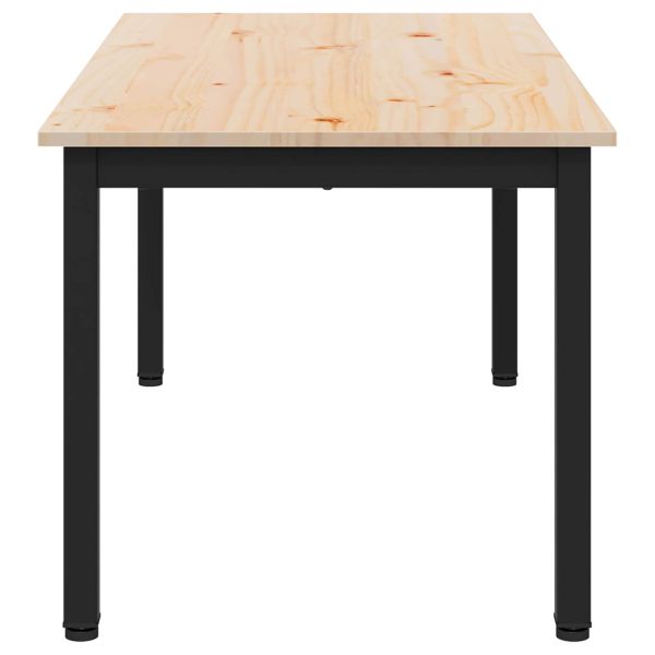 Масичка за кафе Естествен 100 x 50 x 45 cm Солидно борово дърво