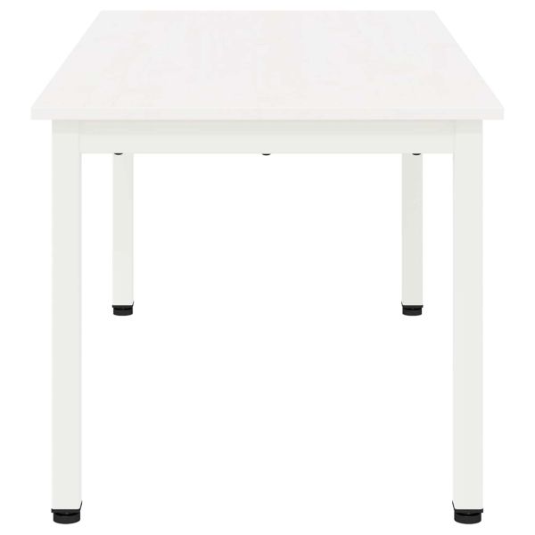 Масичка за кафе Бяло 100 x 50 x 45 cm Солидно борово дърво