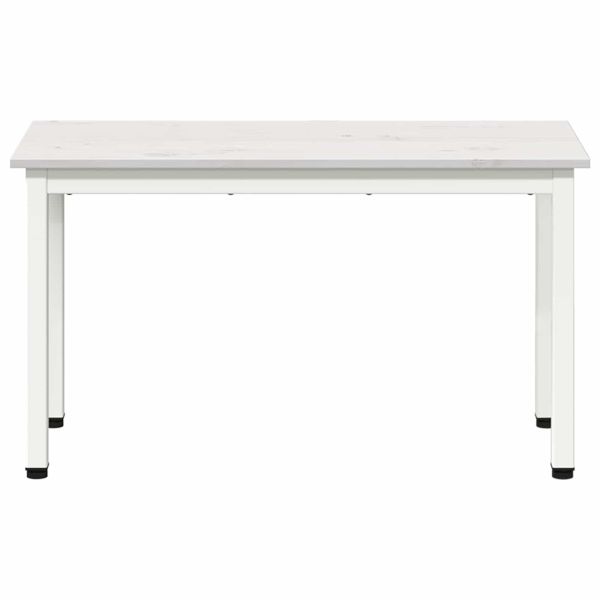 Пейка Бяло 80 x 35 x 45 cm Солидно борово дърво