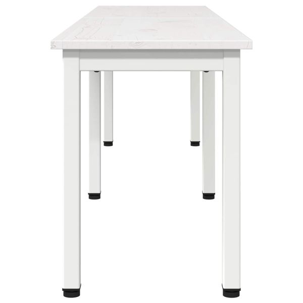 Пейка Бяло 160 x 35 x 45 cm Солидно борово дърво