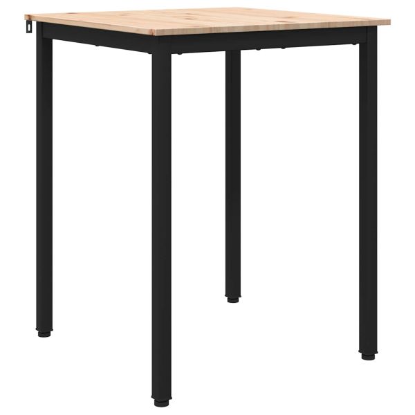 Трапезна маса Естествен 60 x 60 x 75 cm Солидно борово дърво