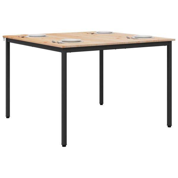 Трапезна маса Естествен 110 x 110 x 75 cm Солидно борово дърво