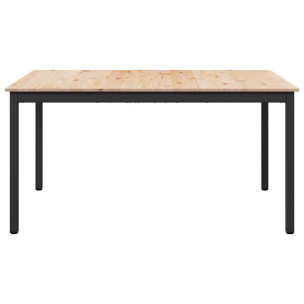 Трапезна маса Естествен 140 x 80 x 75 cm Солидно борово дърво