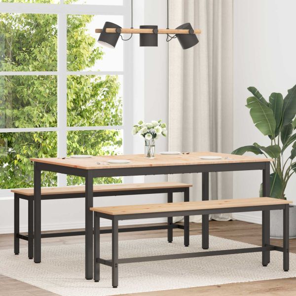 Трапезна маса Естествен 150 x 90 x 75 cm Солидно борово дърво