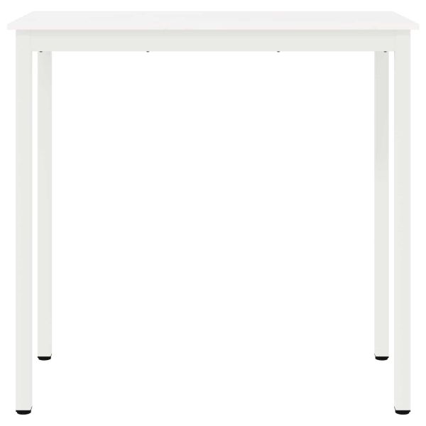 Бар маса Бяло 110 x 55 x 105 см Солидно борово дърво