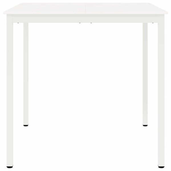 Бар маса Бяло 110 x 55 x 105 см Солидно борово дърво