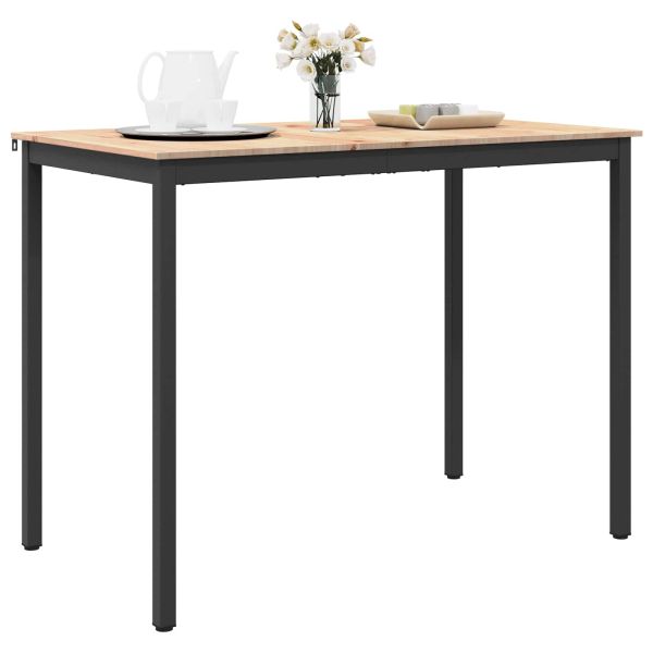 Бар маса Естествен 110 x 55 x 105 см Солидно борово дърво